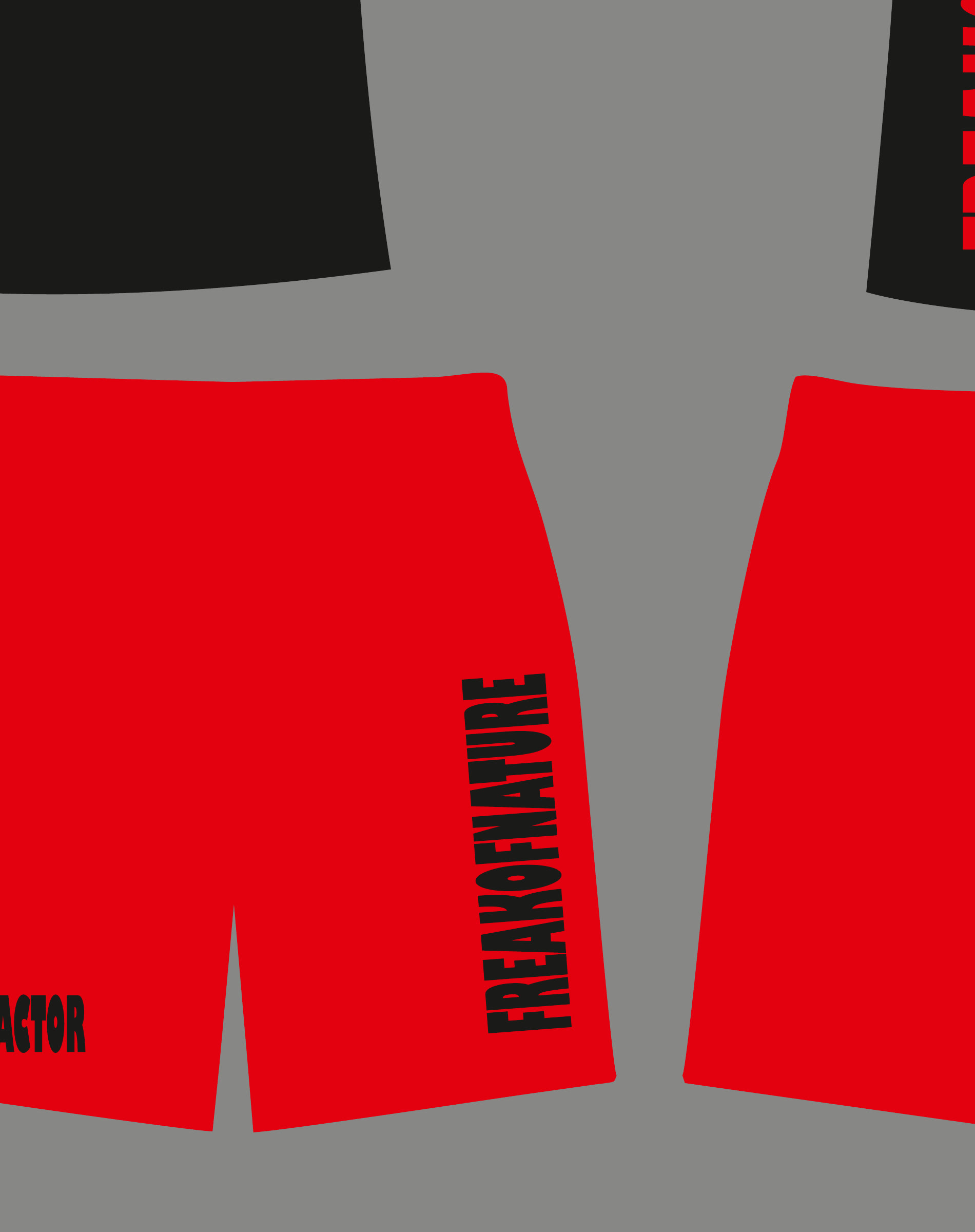 Red / Black Freak of Nature T-shirt worn by James